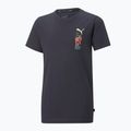 Puma Neymar Jr 24/7 Graphic tricou de fotbal pentru copii albastru marin 605775 5