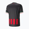Tricou de fotbal pentru bărbați PUMA ACM Home Jersey Replica negru-roșu 765824 01 2