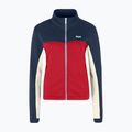 Bluză pentru femei FILA Bruckberg Track black iris true red antique white