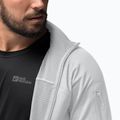 Bluză de antrenamnet pentru bărbați Jack Wolfskin Prelight FZ cool grey 4
