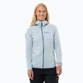 Bluză polar pentru femei Jack Wolfskin Kolbenberg Hooded Fz soft blue