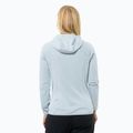 Bluză polar pentru femei Jack Wolfskin Kolbenberg Hooded Fz soft blue 2