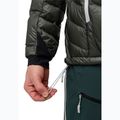 Geacă de puf pentru bărbați  Jack Wolfskin Alpspitze Down Hoody slate green 5