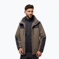 Jachetă 3w1 pentru bărbați  Jack Wolfskin Jasper 3In1 cold coffee 3