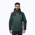 Jachetă 3w1 pentru bărbați Jack Wolfskin Jasper 3In1 black olive