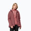 Jachetă 3w1 pentru femei  Jack Wolfskin Moonrise 3In1 red ochre 3