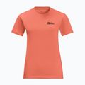 Tricou de trekking pentru femei Jack Wolfskin Essential warm amber 3