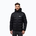 Geacă cu puf pentru bărbați Jack Wolfskin Nebelhorn Down Hoody black