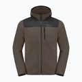 Hanorac pentru bărbați Jack Wolfskin Kammweg Pile Fz cold coffee