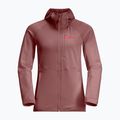 Hanorac pentru femei Jack Wolfskin Kolbenberg Hooded Fz mineral red 7