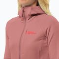 Hanorac pentru femei Jack Wolfskin Kolbenberg Hooded Fz mineral red 4
