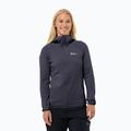 Hanorac pentru femei Jack Wolfskin Kolbenberg Hooded Fz graphite