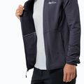 Hanorac pentru femei Jack Wolfskin Kolbenberg Hooded Fz graphite 6