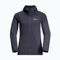 Hanorac pentru femei Jack Wolfskin Kolbenberg Hooded Fz graphite 7