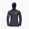 Hanorac pentru femei Jack Wolfskin Kolbenberg Hooded Fz graphite 8
