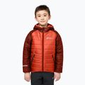 Geacă cu puf pentru copii Jack Wolfskin Zenon coral orange