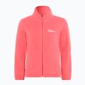 Hanorac fleece pentru copii Jack Wolfskin Taunus sunset coral