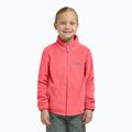 Hanorac fleece pentru copii Jack Wolfskin Taunus sunset coral 12