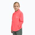 Hanorac fleece pentru copii Jack Wolfskin Taunus sunset coral 15