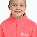 Hanorac fleece pentru copii Jack Wolfskin Taunus sunset coral 16
