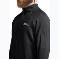 Bluză de trekking pentru bărbați Jack Wolfskin Prelight Full Zip black 4