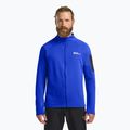 Bluză de trekking pentru bărbați  Jack Wolfskin Prelight Full Zip vibrant blue