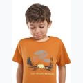 Tricou pentru copii  Jack Wolfskin Graphic Cotton T print soft amber 4