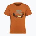 Tricou pentru copii  Jack Wolfskin Graphic Cotton T print soft amber 7