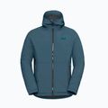 Geacă de ploaie pentru bărbați Jack Wolfskin Pamir aluminium blue 7