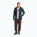Bluză de trekking pentru bărbați Jack Wolfskin Peak District Hooded Full Zip midnight sky 2
