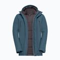 Geacă izolată pentru bărbați Jack Wolfskin Glacier Shield aluminium blue 9