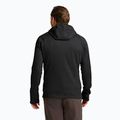 Bluză de trekking pentru bărbați Jack Wolfskin Peak District Hooded Full Zip black 3