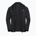 Bluză de trekking pentru bărbați Jack Wolfskin Peak District Full Zip black 9