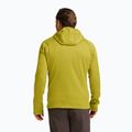 Bluză de trekking pentru bărbați Jack Wolfskin Peak District Hooded Full Zip chartreuse 3