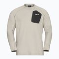 Longsleeve pentru bărbați Jack Wolfskin Prelight Trail Crew pale sand 5