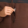 Bluză fleece pentru bărbați Jack Wolfskin Kammweg Pile Fz hot choc 5