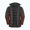 Geacă cu puf pentru bărbați Jack Wolfskin Nebelhorn Down Hoody hot choc 9