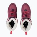 Încălțăminte pentru copii Jack Wolfskin Polar Bear-G Texapore High Vc raisin 5