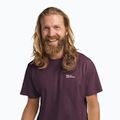Tricou bărbați Jack Wolfskin Essential amaranth 4