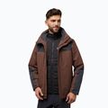 Geacă 3în1 pentru bărbați Jack Wolfskin Jasper 3In1 hot choc 4