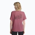Tricou pentru femei Jack Wolfskin Vonnan Graphic ridge leaf raisin 3