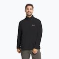 Bluză fleece pentru bărbați Jack Wolfskin Taunus 100 Half Zip black