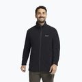 Bluză fleece pentru bărbați Jack Wolfskin Taunus 100 Full Zip black