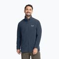 Bluză fleece pentru bărbați Jack Wolfskin Taunus 100 Full Zip midnight sky