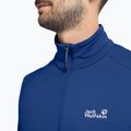 Bluză de trekking pentru bărbați Jack Wolfskin Litestride Full Zip blue orchid 4