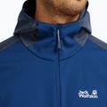 Geacă softshell pentru bărbați Jack Wolfskin Skyvail blue orchid 4