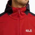 Geacă softshell pentru bărbați Jack Wolfskin Skyvail siren red 4