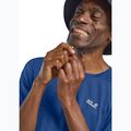 Tricou de trekking pentru bărbați Jack Wolfskin Tech T blue orchid 4