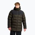 Geacă izolată pentru bărbați Jack Wolfskin Icy Hollow Hooded obsidian moss