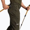 Pantaloni de trekking pentru bărbați Jack Wolfskin Activate Flex obsidian moss 4